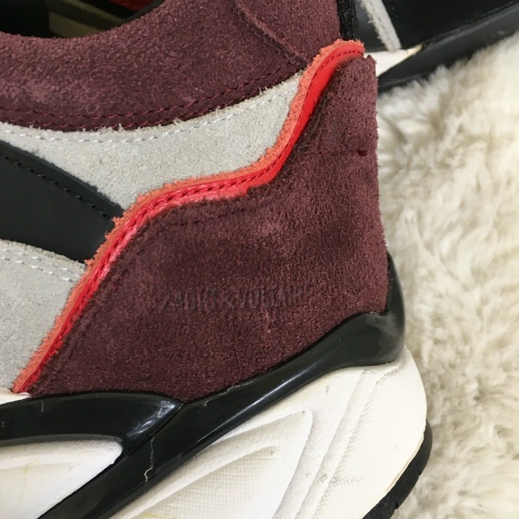 NEW Zadig & Voltaire Multicolor Colorblock Suede Leather Sneakers 40 US 9 - Picture 11 of 14
